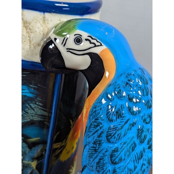 VTG Corona Extra Beer Stein Parrotdise Collectible Mug Numbered Macaw Tropical - Picture 5 of 9